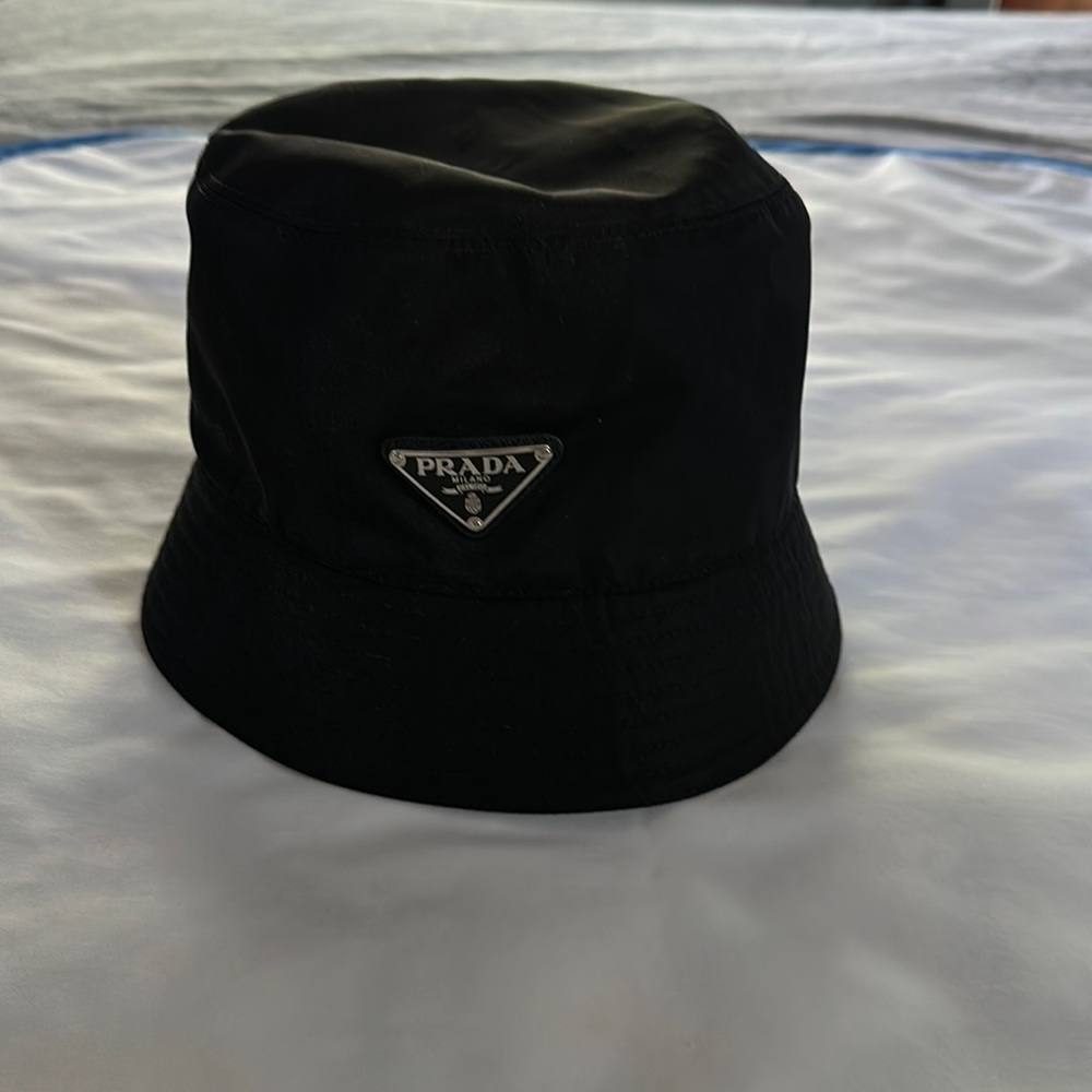 Authentic Black Prada Bucket Hat Gem